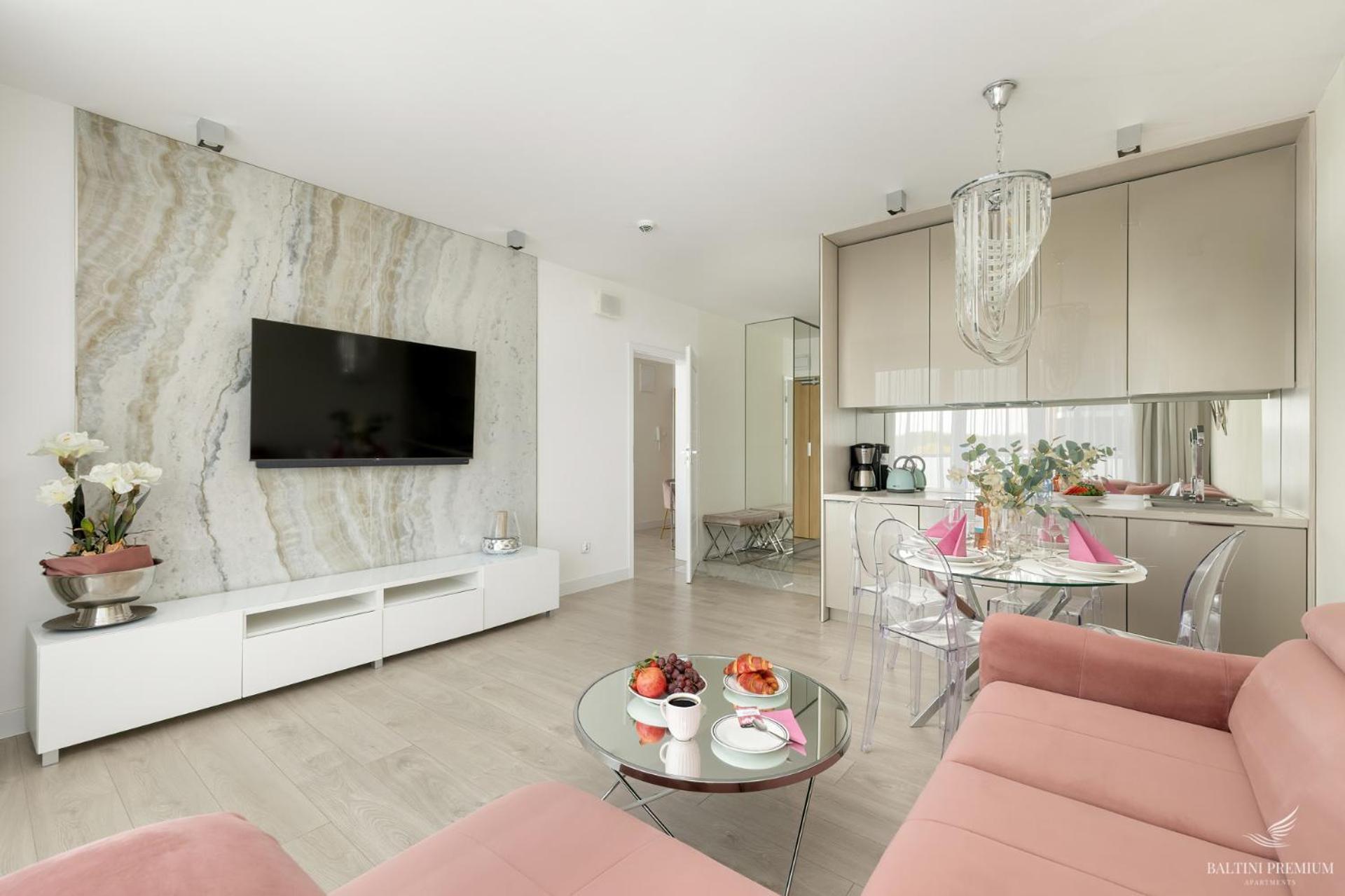 Baltini Premium Apartament Kasprowicza 20 A-B Z Basenem, Saunami I Jacuzzi Kolobrzeg Bilik gambar